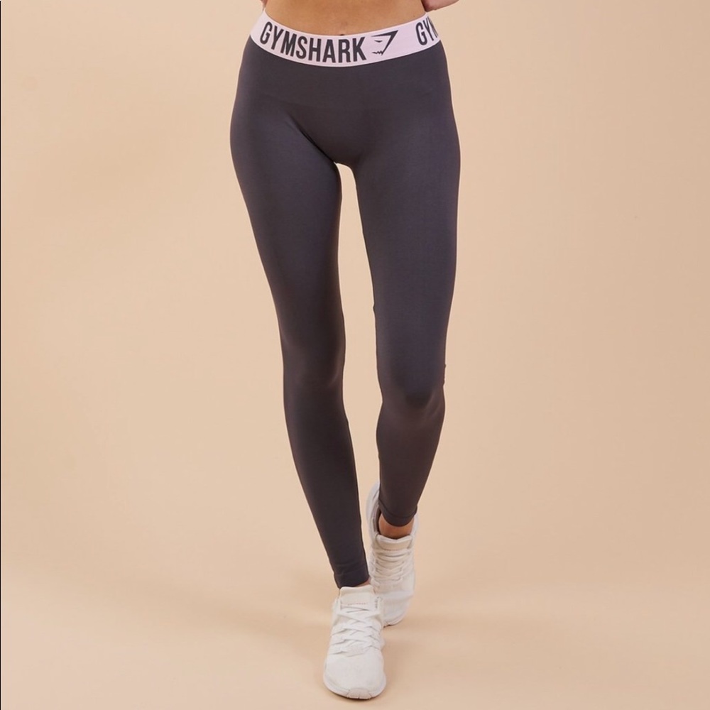 Charcoal Pink Gymshark leggings